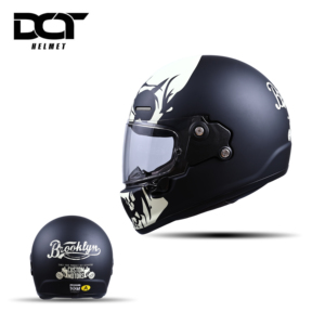 Nuevo Casco Integral con Visera, Certificado por el DOT, Liberación Rápida, para Motociclistas Femeninas, Casco de Motocicleta para las Cuatro Estaciones - Product Image 1