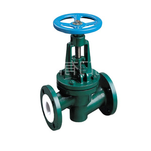 Válvulas de Compuerta Yihong con Brida de Acero al Carbono Revestidas de PTFE Resistentes a la Corrosión para Medios Químicos - Product Image 1