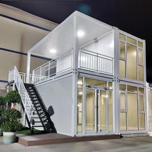 บ้านคอนเทนเนอร์เคลื่อนที่ทรงสี่เหลี่ยมแบบปรับแต่งได้ ผลิตจากเหล็กชุบสังกะสี แหล่งกำเนิดเจียงซู เหมาะสำหรับโรงงาน ร้านค้า กิจกรรม ห้างสรรพสินค้า และศาลาพักผ่อน - Product Image 5