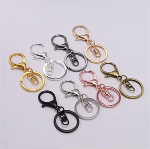 फैक्टरी मूल्य लॉबस्टर क्लैंप कीचेन धातु कुंजी चेन हुक 30 मिमी कुंजी श्रृंखला हुक 30 मिमी कुंजी श्रृंखला स्प्रिंग कीचेन वेल - Product Image 1