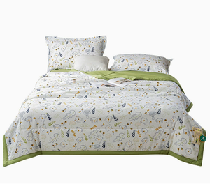 DL Premium Bedding Set A-Class Cotton Linen Blend Open Weave <strong>Quilt</strong>/Comforter Breathable Skin-Friendly Lightweight OEM - Product Image 1