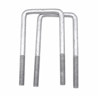 Boulon en U personnalisé sans chrome, revêtu de flocons de zinc, résistant à la corrosion marine (test de pulvérisation salée 1500 heures), fabricant de fixations