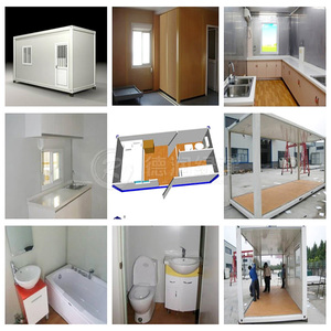 Maison conteneur préfabriquée renforcée, résistante au vent, démontable, résistante à <span class=keywords><strong>la</strong></span> pluie, bâtiment modulaire pour <span class=keywords><strong>logement</strong></span> de chantier - Product Image 4