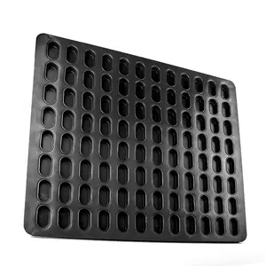 Factory ODM&OEM Commercial Bakery Bakeware Baking Equipment Large Size Metal Non Stick Coated Cupcake Muffin Baking Pan Tray