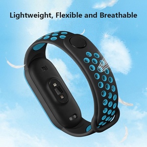 <span class=keywords><strong>Mi</strong></span> banda 5 Correa de silicona de doble Color Correa Para Xiaomi <span class=keywords><strong>Mi</strong></span> banda 5 pulsera de Fitness - Product Image 6
