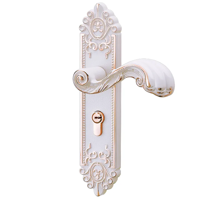 Brass Handle Luxury Design Door Lock Antique Designs Retro Door & Window Handles