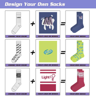 Chaussettes classiques épaisses en coton pour hommes, personnalisables avec logo, chaussettes blanches pour hommes, respirantes, douces, élégantes et sportives
