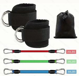 Bandas de Resistencia con Correas para Tobillos, Set de Fitness, Soporte para Tobillos, Equipo de Yoga y Gimnasio, Protección para Piernas, Extensiones de Seguridad para Fortalecer las Piernas - Product Image 3