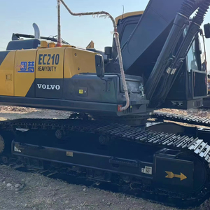 Excavatrice sur chenilles Volvo EC210 d'occasion, 21 tonnes, modèle 2022, moteur haute performance, boîte de vitesses, pompe, PLC, prix - Product Image 3