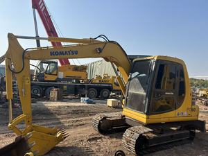 Excavatrice Komatsu PC60-7 d'occasion, mini chenille, avec un poids opérationnel de 20 tonnes, moteur, pompe, composants principaux à vendre - Product Image 2