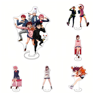 Nouveau 41 Style 15cm Dandadan Acrylique Standee Décoration Personnalisée Anime Personnage Ayase Momo Takakura <span class=keywords><strong>Ken</strong></span> <span class=keywords><strong>Photo</strong></span> Standee pour Voiture Bureau - Product Image 1