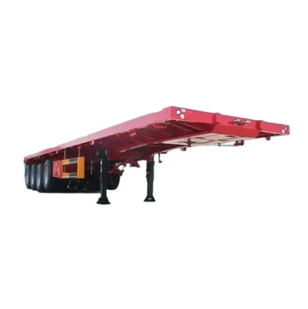 WS Heavy 2-5 Axle Flatbed Steel Container Semi-Trailer Manufactured by WS Heavy Industries