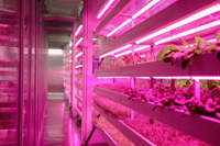 Usine de culture en conteneurs entièrement automatisée Seedafarm, système de contrôle environnemental intelligent, taille personnalisable, garantie 1 an