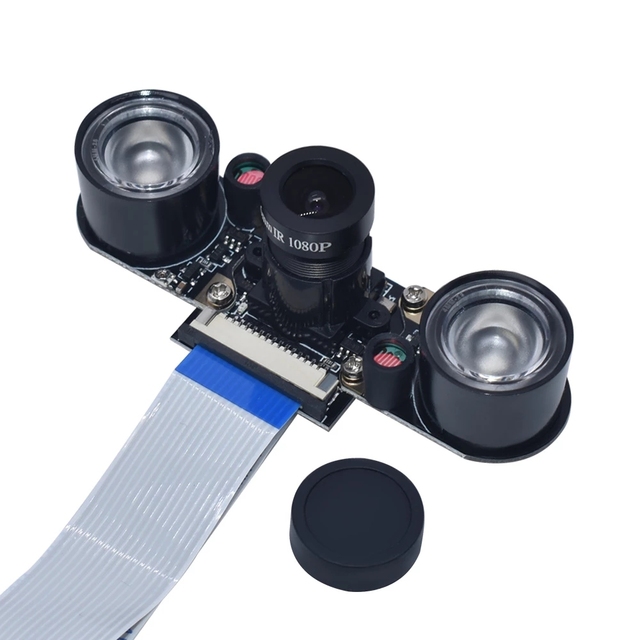 Ir Night Vision Fisheye Camera 5MP OV5647 70/95/160 Degree Focal Adjustable Camera