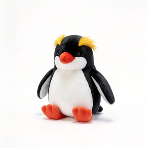 Venta Directa de Fábrica, Juguete de Peluche de Animales Adorables, Juguete de Peluche de Pingüino Rockhopper en Oferta, Muñeco de Peluche de Animales Personalizado - Product Image 4