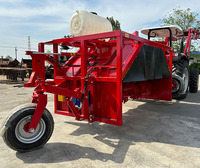 Retourneur de compost à rouleaux de 2,5 m de long, capacité de traitement de 800-1400 m³/h, tracteur agricole de 70 CV, engrais organique