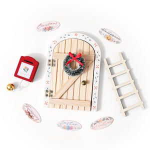 Décoration Murale en Bois MDF <span class=keywords><strong>pour</strong></span> Noël : Porte d'Elfe Artistique <span class=keywords><strong>pour</strong></span> Photos <span class=keywords><strong>de</strong></span> Famille et Décoration <span class=keywords><strong>de</strong></span> <span class=keywords><strong>Maison</strong></span> - Product Image 5