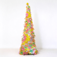 Sapin de Noël artificiel de 150 cm (5 pieds) - Forme pleine - Vert - Pour la décoration de la maison et des centres commerciaux
