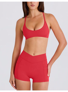 Conjunto <span class=keywords><strong>Deportivo</strong></span> de Alta Calidad Personalizado, Brasier <span class=keywords><strong>Deportivo</strong></span> de <span class=keywords><strong>Alto</strong></span> <span class=keywords><strong>Impacto</strong></span> con Soporte para Glúteos y Shorts de Fitness para Yoga - Product Image 3