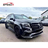 Pour Mercedes Benz X166 GLS fibre de carbone Brabus Style Kit de carrosserie lèvre avant garde-boue diffuseur becquet roue sourcil