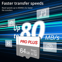 Tarjeta de Memoria TF de 32GB 64GB 128GB a Precio de Fábrica para Teléfono Móvil y Cámara