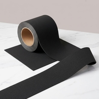 Ruban en mousse conductrice composite noir, feuille de cuivre laminée, éponge PU ignifuge pour la mise à la terre des instruments ESD