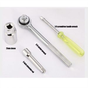 Ensemble d'<span class=keywords><strong>outils</strong></span> de réparation automobile <span class=keywords><strong>1</strong></span>/2\" 3/8\" <span class=keywords><strong>1</strong></span>/4\" en acier à haute teneur en carbone, <span class=keywords><strong>outils</strong></span> à main, jeu de clés combinées de 40 pièces, boîte à <span class=keywords><strong>outils</strong></span> en plastique OEM - Product Image 6