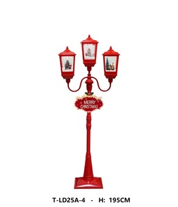Lampes de Noël à LED hautes, lampadaires avec effet de <span class=keywords><strong>neige</strong></span> tombante, lumière Ploe - Product Image 5