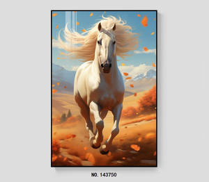 Diamant Medium Horse & Rider Croquis au fusain <span class=keywords><strong>Dessin</strong></span> de paysage équestre monochrome pour intérieurs classiques - Product Image 2