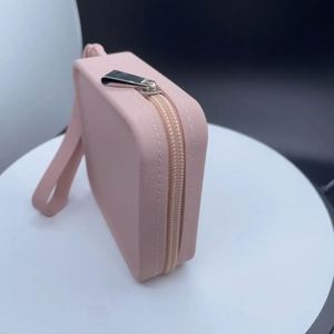 Luxury Unique Cute Kawaii Silicone Square Earphone Women Ladies Girls Kid Travel <b>Mini</b> Small Coin Purse <b>Pouch</b> Cosmetic Bag Custom - Product Image 3