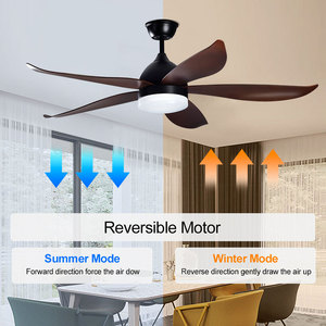 Ventiladores de techo <span class=keywords><strong>antiguos</strong></span> de 5 aspas negros con control remoto rústico <span class=keywords><strong>Precios</strong></span> para sala de estar - Product Image 4