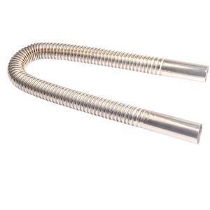 Silencieux d'échappement universel en acier inoxydable, longueur 60 cm - 120 cm, pour pièces de chauffage de stationnement diesel automobile - Product Image 1