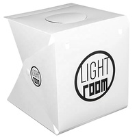 Buy Online Portable White 20cm LED Light Box Home Photo Studio Photography Shooting Tent Kit Adjustable LED Strips 4 Backdrops