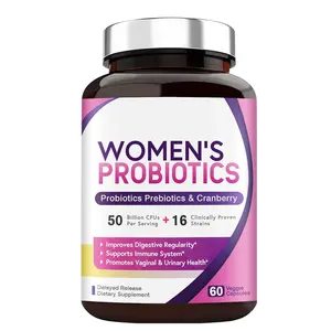 Groothandel Oem 50 Miljard Cfu Vrouwen Probiotische Supplement Capsules Voor Vaginale Gezondheid Vrouwen