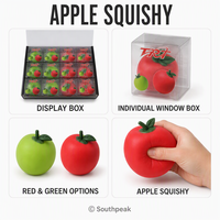 Jouet Squishy Fruit Southpeak – Jouet Anti-stress Doux au Toucher, Formes de Fruits Réalistes, Boîte Individuelle, Vente en Gros pour Présentation
