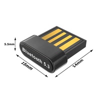 Adaptador Bluetooth USB BT 5,3 Dongle receptor de Audio transmisor para PC portátil ratón inalámbrico Bluetooth auricular altavoz