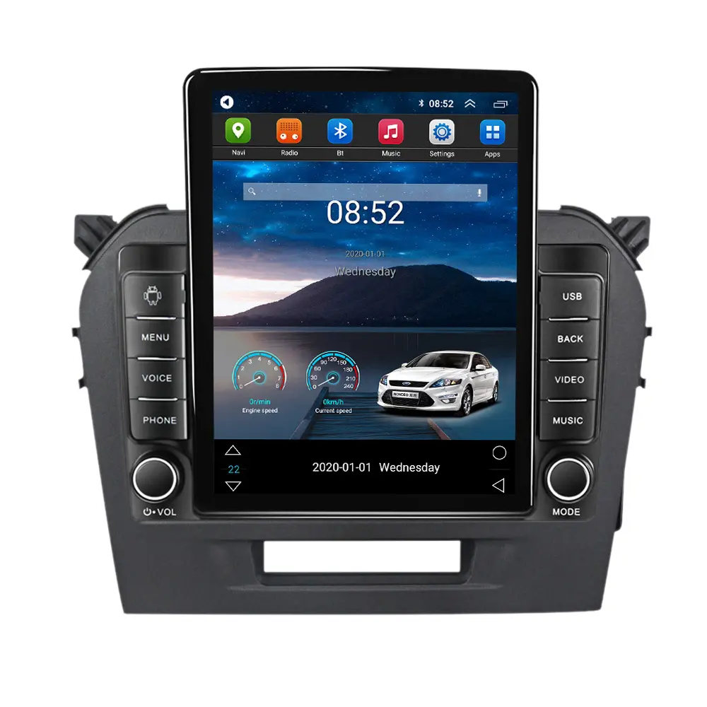 MEKEDE-sistema Android de audio para coche, sistema de navegación GPS, pantalla completa de 9 pulgadas, serie TS, 4G, Wifi, 2 + 32G, para Suzuki Vitara 2014-2018