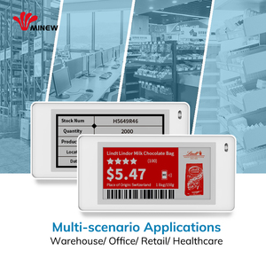 Minewtag ds021 2.1 inch mỏng mini hình dạng điện tử nhãn Kệ thông minh kỹ thuật số epaper hiển thị BLE giá tag eink ESL cho hàng tạp hóa - Product Image 5