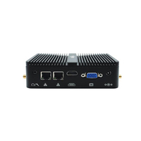 Mini PC sin ventilador de alta calidad con Intel Celeron J4125 MSATA3.0 SSD SATA3.0 HDD Intel HD Graphics
