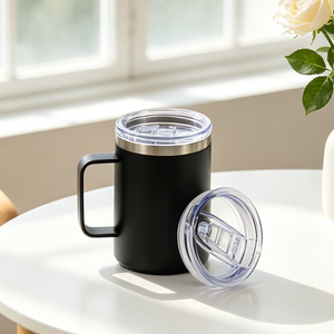 Double Wall Vacuum Mug Insulated Stainless Steel Travel Mug Custom Logo Bpa Free Eco-friendly Leakproof Coffee Mug - Product Image 6
