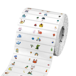Etiquetas de Animales de Dibujos Animados, Etiquetas de Fecha, Adhesivos de Vinilo Impermeables para Escribir, para la Escuela, Tazas, Lápices, Bebés, Etiquetas con Nombre Imprimibles - Product Image 5