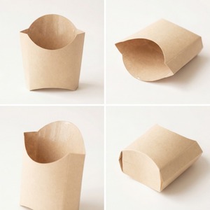 Boîte à frites résistante à <span class=keywords><strong>la</strong></span> graisse avec logo personnalisé <span class=keywords><strong>pour</strong></span> <span class=keywords><strong>la</strong></span> restauration - Product Image 2