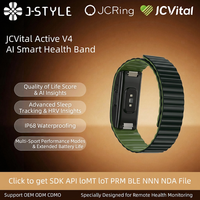 Pulsera Inteligente JCVital 2501 SDK APL OEM ODM con Monitorización de Frecuencia Cardíaca y SpO2, Brazalete Médico para Fitness con Información de Salud