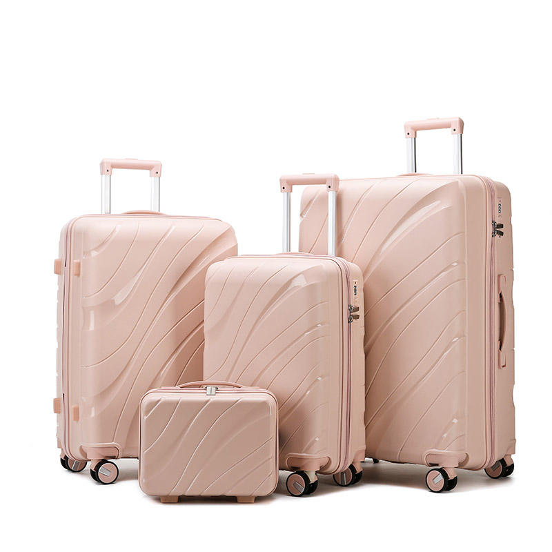 Wholesale Unisex Piece PP Luggage Set 14 20 24 28 Inch Spinner Travel  Bags for Men Women Family Trolley case Suitcase Sets