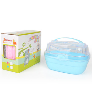 Mode Portable Pet Supplies Princesse Portable Boîte <span class=keywords><strong>Hamster</strong></span> Transport <span class=keywords><strong>Cage</strong></span> Transparent <span class=keywords><strong>Hamster</strong></span> <span class=keywords><strong>Cage</strong></span> - Product Image 6
