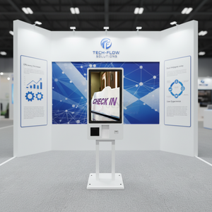 WUXIN - Quiosco de Pago de Autoservicio con Pantalla Táctil de 32 Pulgadas, Lector de Códigos de Barras, Reconocimiento Facial para Mostrar Menús y Pedidos en Restaurantes - Product Image 2