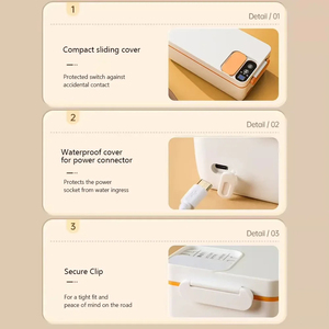 Nouvelle boîte à lunch portable en gros, rechargeable par USB, isotherme sans eau, idéale pour les voyages en extérieur - Product Image 4