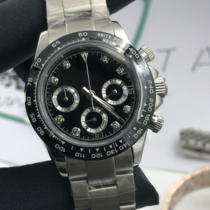 Reloj de Cuarzo para Hombre de 39 mm con Calendario, Acero Inoxidable, Movimiento VK63, Resistente al Agua, Estilo Ejecutivo y Moderno - Product Image 4
