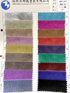 30cm x 135cm <span class=keywords><strong>rollo</strong></span> Metalliclitchi patrón de piel sintética tela de cuero sintético para hacer bolsos zapatos artesanías - Product Image 6