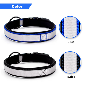 Collier LED pour animaux de compagnie, collier personnalisé, respirant, à libération rapide, différentes tailles, accessoires pour animaux de compagnie, collier pour animaux de compagnie avec AirTag, GPS - Product Image 3